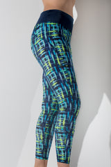 Legging Estampado Verde Azul