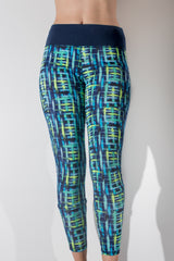 Legging Estampado Verde Azul